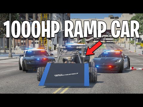 Robbing Banks with 1000HP Ramp Car in GTA 5 RP