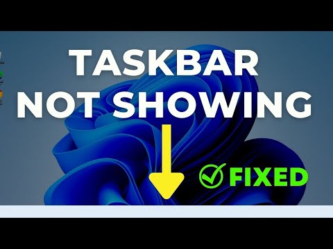 Taskbar Not Working/ Showing on Windows 11 Laptop? Here's the Quick Fix Solution!
