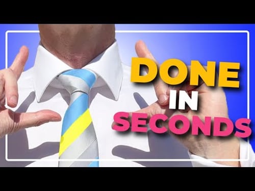 How to Tie a Tie (Easy & Fast!) | Nicky Knot Step-by-Step Tutorial