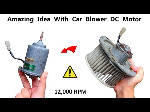 Do Not Throw Away your Car Blower Motor - 12V 22 Amp DC Motor Salvage DIY