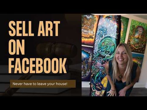 Sell art 💰 with Facebook LIVE MASTERCLASS with Maria Brophy & Oliver Hojas