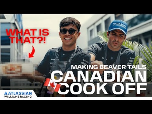 Alex Albon & Carlos Sainz have a Canadian Cook Off!