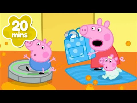 Peppa Plays 'The Floor is LAVA!' 🔥 Peppa Pig Full Episodes | 20 Minutes