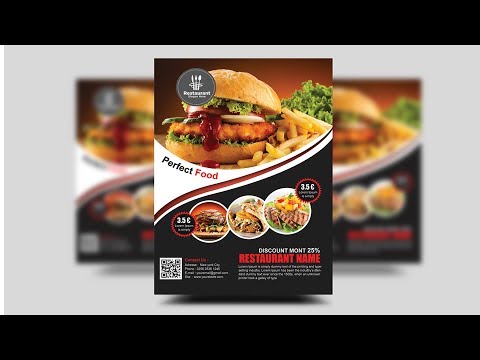How to Create a Professional Flyer in Photoshop (Restaurant Flyer)