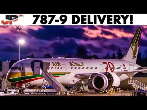 Taking delivery of a 787-9 and flying it out of Boeing in Everett
