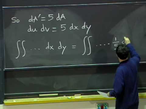 Lec 18: Change of variables | MIT 18.02 Multivariable Calculus, Fall 2007