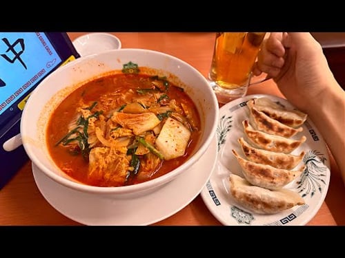A Japanese Salaryman Tries Limited-Time Ramen at Hidakaya