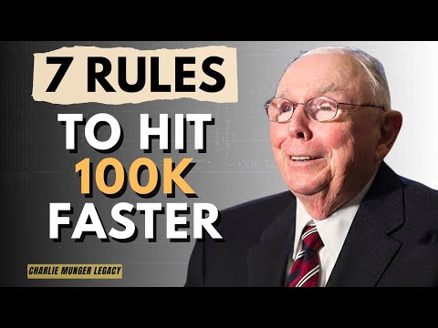 Charlie Munger: How To Get The First $100,000 (Brute Force)