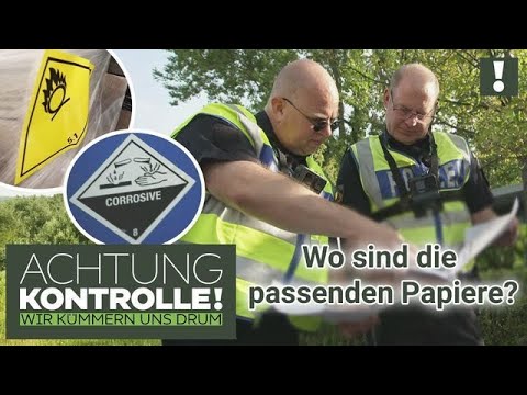 UNTERSAGUNG der Weiterfahrt? 🚚 Gefahrgut geladen OHNE Beförderungspapiere? | Achtung Kontrolle
