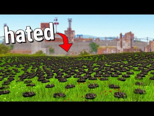I Placed 10,000 Hidden Spikes Around Outpost