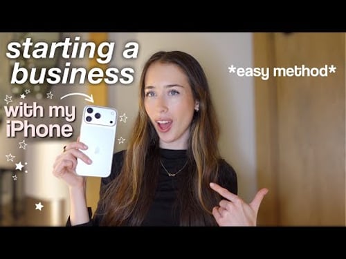 Watch Me Start My Business with Just an iPhone