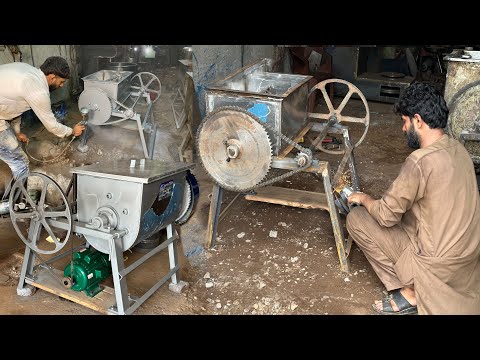 Unbelievable Skill! How Experts Build the Dough Kneading Mixer in Local Workshop | How It's Made