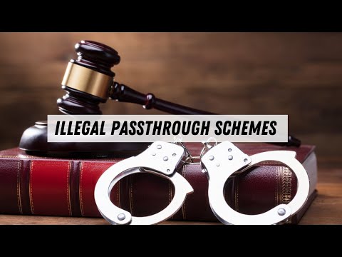 Illegal Government Contracting Passthrough Schemes | Make Sure You Don't Do This