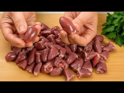 ๐Can You Guess What This Tasty Dish Is?Chicken hearts recipe:dinner in 10 minutes!Simple, delicious