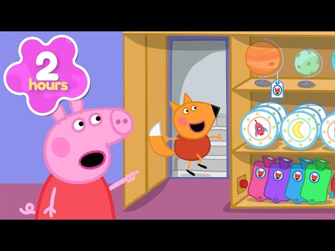 Peppa Finds a SECRET Door ๐ช Freddy Fox Climbs MYSTERY Stairs ๐ฎ Peppa Pig Official Episodes | 2 Hours