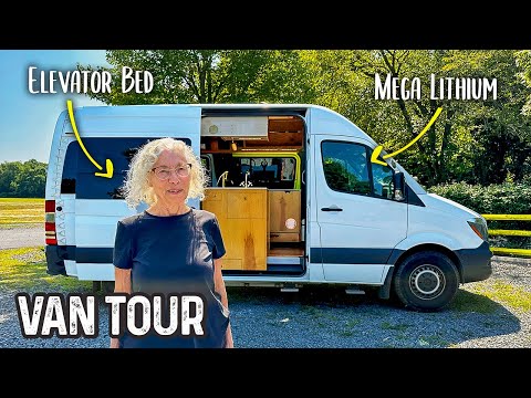 Grandmas ULTRA STEALTH Super High-Tech Campervan | LOADED With Camper Full Time Living Must Haves