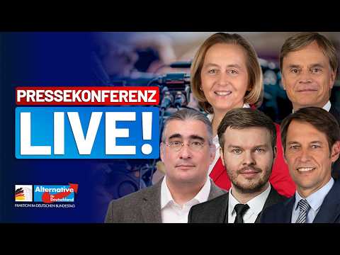 LIVE: Pressekonferenz der AfD-Fraktion - Diese Woche im Bundestag