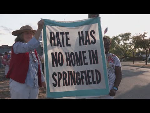 People in Ohio rally in support of Haitian community in Springfield