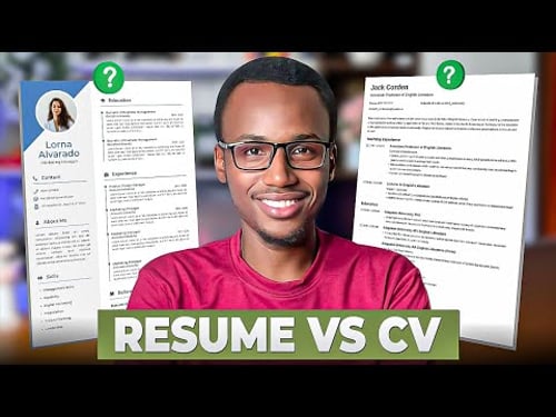 Resume vs CV: Why This Mistake Is Costing You Remote Jobs