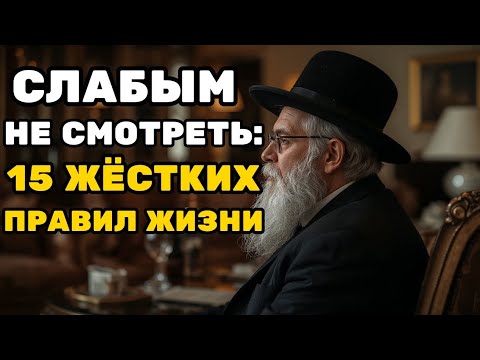 15 ЖЁСТКИХ правил жизни, которые НИКТО тебе не расскажет | Еврейская мудрость