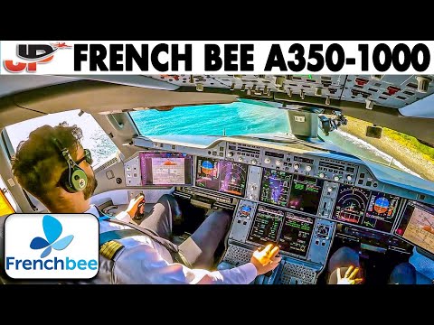 Airbus A350-1000 Cockpit to the Indian Ocean