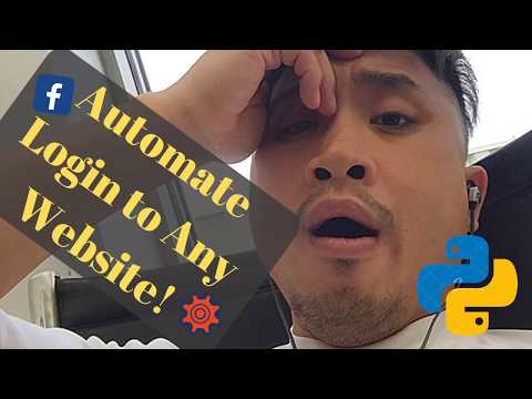 How to Automatically Login to Any Website - WATCH THIS! | Python Selenium Webdriver