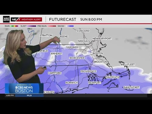 Boston forecast shows potential blizzard bringing up to 2 feet of snow