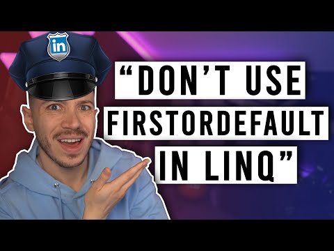 Stop Using FirstOrDefault in .NET! | Code Cop #021