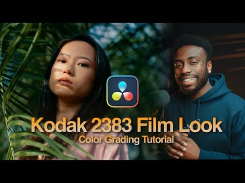 Kodak 2383 Film Look - DaVinci Resolve Color Grading Tutorial