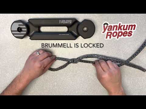 How to Re-tie a Locking Brummel Loop at the end of your winch-line WITHOUT unspooling your winch!!
