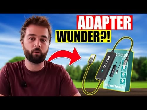 Best CarPlay Adapter: Ottocast® Mirror Touch Wireless - Zypern, Sonne & CarPlay? Das perfekte Trio