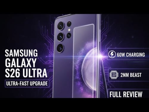 Samsung Galaxy S26 Ultra: 60W Charging & 2nm Beast! 🚀 (Full Review)