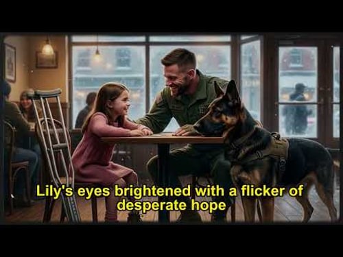 “Can You Find My Dad, Sir?” A Girl Asked an Officer and His Police Dog — What He Did Next..