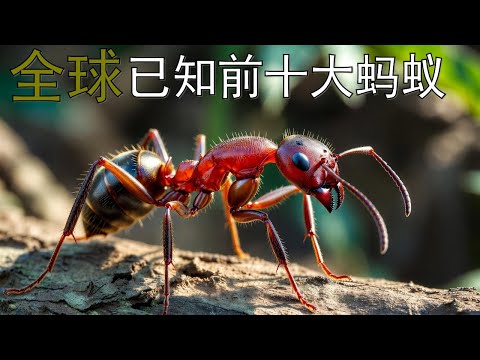 全球已知前十大蚂蚁。这也太大了!