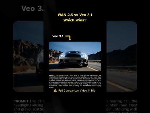 WAN 2.5 vs Veo 3.1 Comparison: Which Wins in 2025?