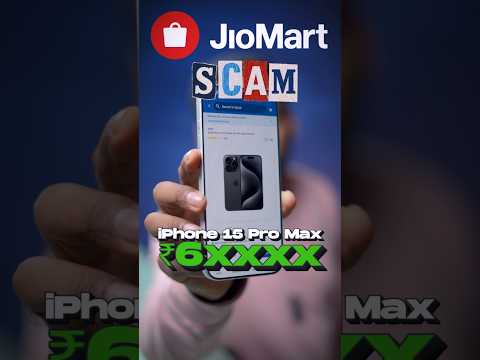 JioMart SCAM - iPhone 15 Pro Max @ Rs 62,999 Only #shorts