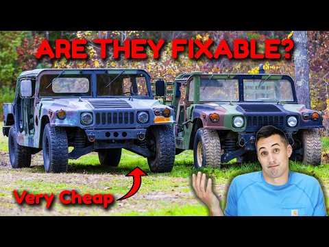 I Accidentally Bought TWO Non-Running Humvees at a Government Auction