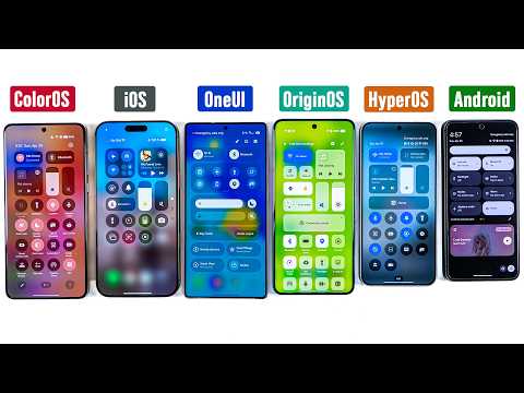 OneUI 7 vs. Android 16 / iOS 18 / HyperOS / ColorOS / OriginOS!