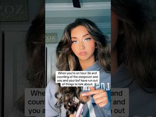 When the sleepover turns into the whole weekend LOL