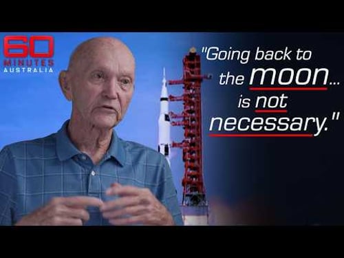 Apollo 11 pilot thinks we don't need to go back to the moon | 60 Minutes Australia