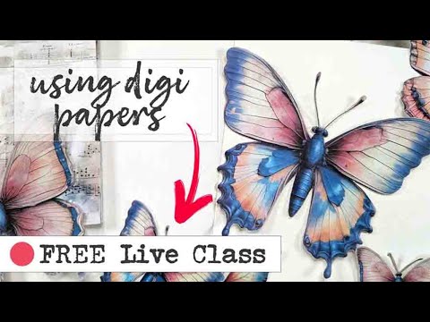 🔴 FREE Live Class using DIGI Papers & Collage Books