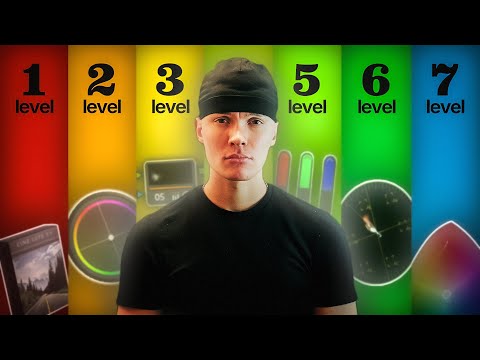7 Levels of COLOR GRADING🎨