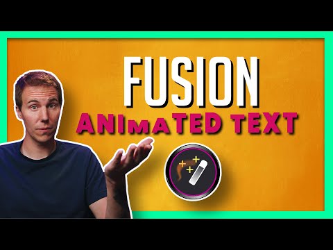 How to Make Animated Text in Fusion - Follower Modifier in Fusion for Beginners!