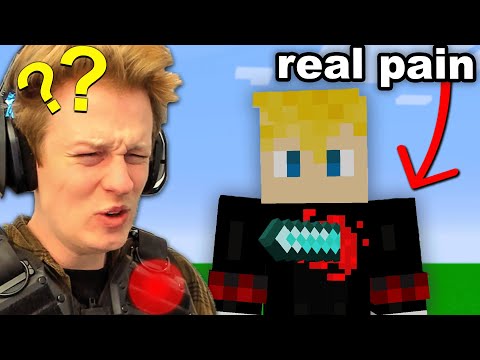 I Fooled my Friend with a Real Life Pain Mod on Minecraft...