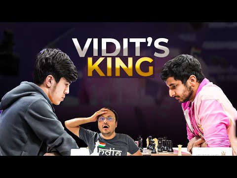 Vidit Gujrathi's insane handling of his king vs Javokhir Sindarov | Global Chess League 2025