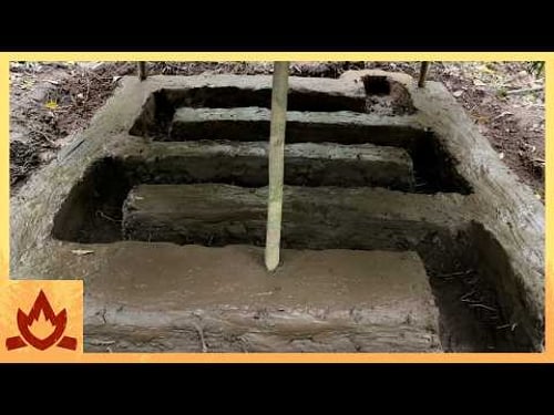 Primitive Technology: Hut with Underfloor Heating (Ondol/Hypocaust)