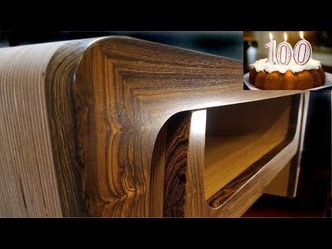 Making a layered plywood hifi unit