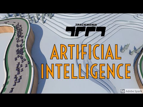 AI plays the new Trackmania game (2020)