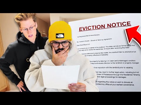 so... we got evicted