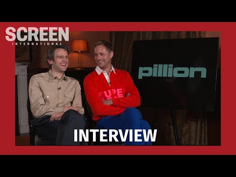 "Sex scenes are often quite boring": Alexander Skarsgard, Harry Melling on making 'Pillion'